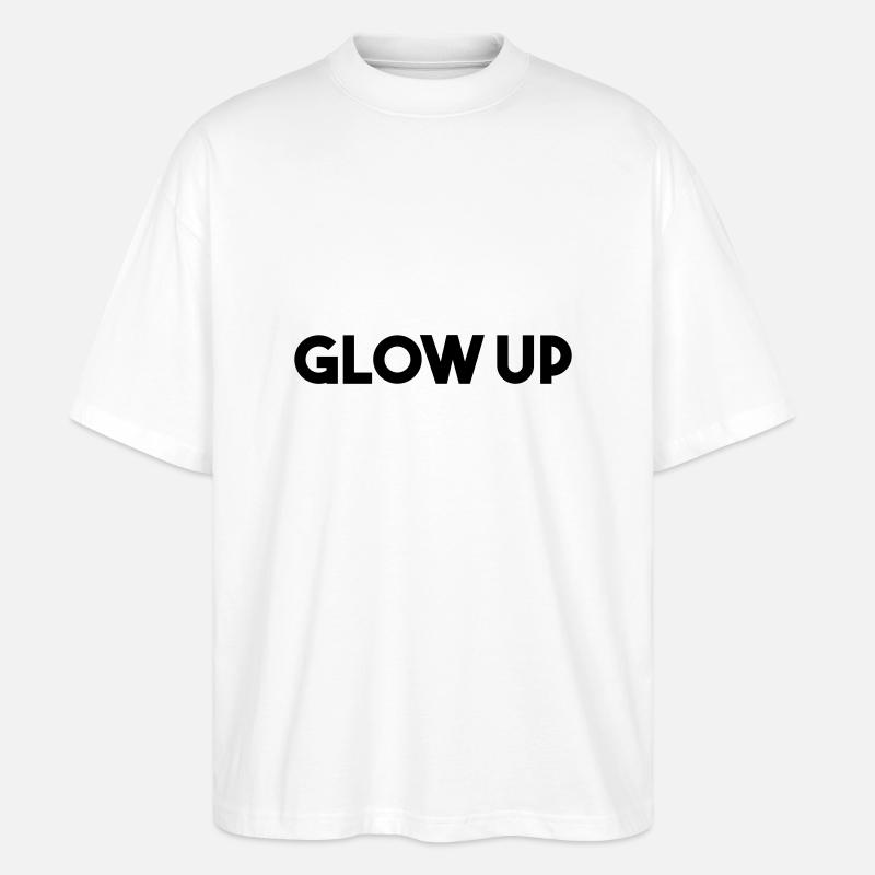 GLÜHEN - Stanley/Stella Oversized Unisex Bio T-Shirt Blaster 2.0 - Weiß