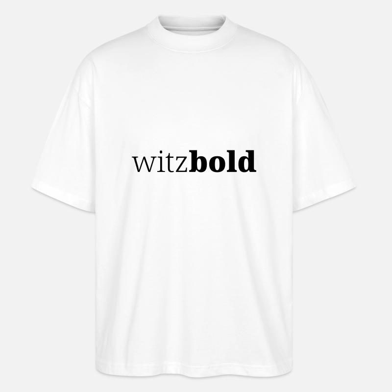 Witzbold - Stanley/Stella Oversized Unisex Bio T-Shirt Blaster 2.0 - Weiß