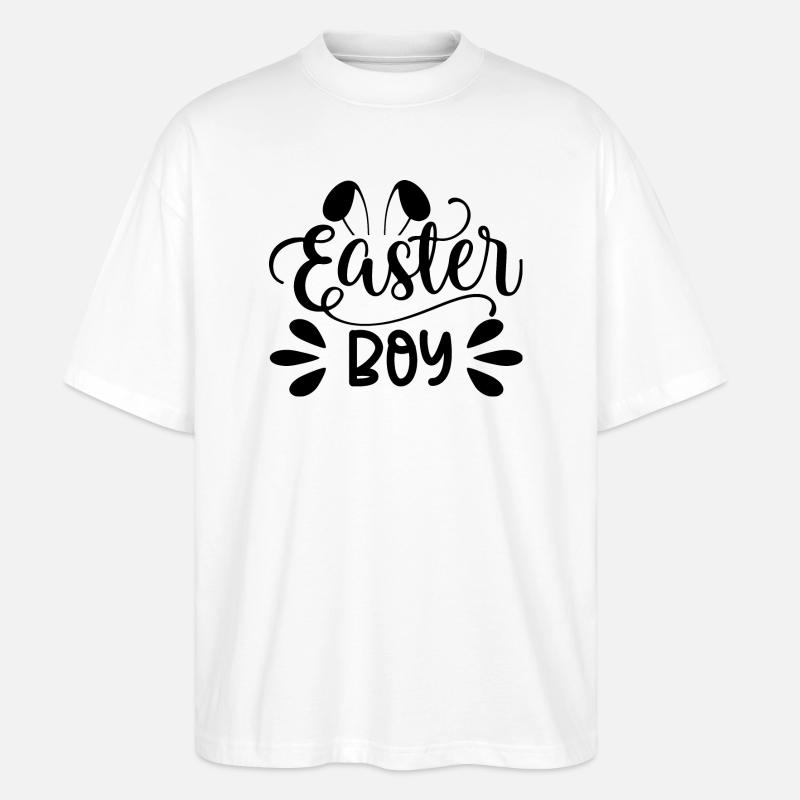 Design Easter Boy - T-shirt bio Blaster 2.0 coupe oversize Stanley/Stella Unisexe - blanc