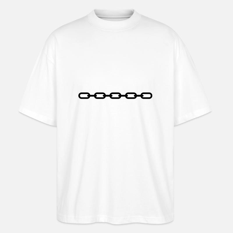 kette - Stanley/Stella Oversized Unisex Bio T-Shirt Blaster 2.0 - Weiß