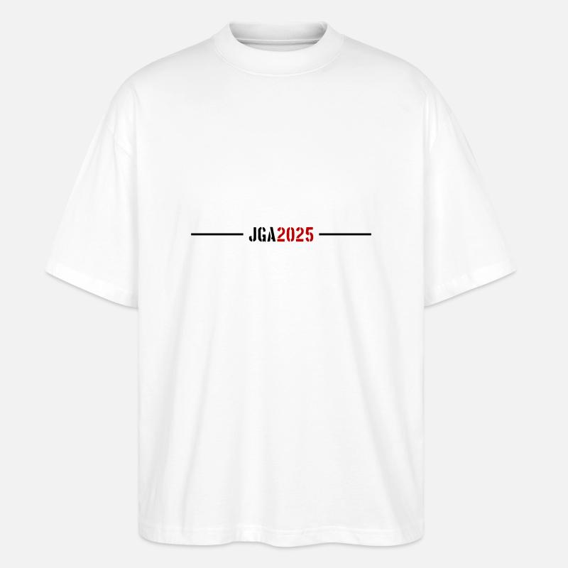 Jga 2025 Junggesellen Abschied - Stanley/Stella Oversized Unisex Bio T-Shirt Blaster 2.0 - Weiß