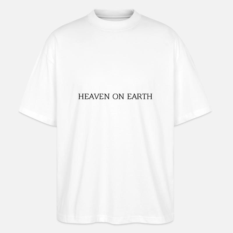 Heaven on earth - Stanley/Stella Oversized Unisex Bio T-Shirt Blaster 2.0 - Weiß
