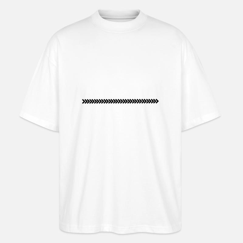 linie_cool__f1 - Stanley/Stella Oversized Unisex Bio T-Shirt Blaster 2.0 - Weiß