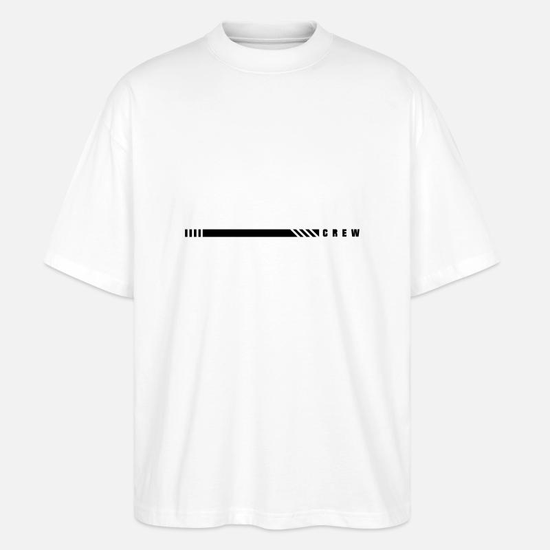 CREW - Stanley/Stella Oversized Unisex Bio T-Shirt Blaster 2.0 - Weiß