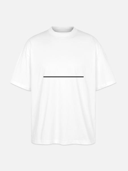 strich__f1 - Stanley/Stella Oversized Unisex Bio T-Shirt Blaster 2.0 - Weiß