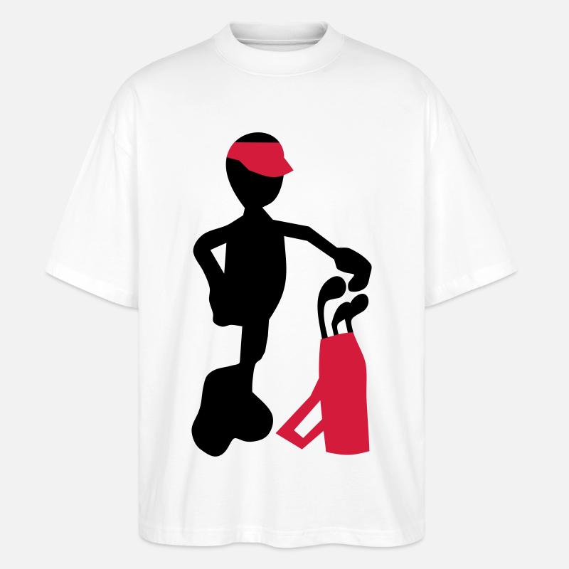 Golf - Stanley/Stella Oversized Unisex Bio T-Shirt Blaster 2.0 - Weiß