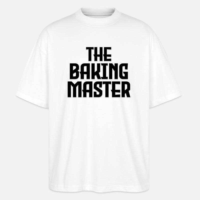 Printflow ''The Baking Master'' - Stanley/Stella Oversized Unisex Bio T-Shirt Blaster 2.0 - Weiß