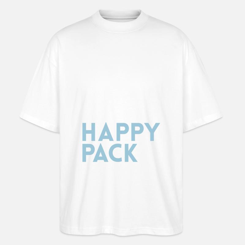 Happy Pack Future - Stanley/Stella Oversized Unisex Organic T-shirt Blaster 2.0 - white