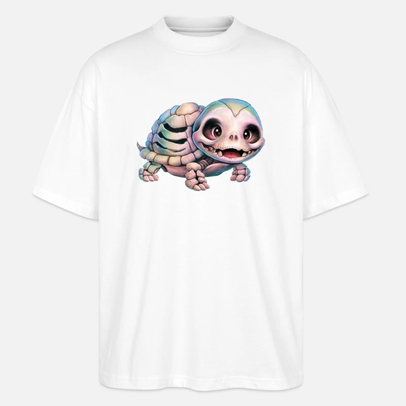 SCHILDKRÖTEN - Stanley/Stella Oversized Unisex Bio T-Shirt Blaster 2.0 - Weiß