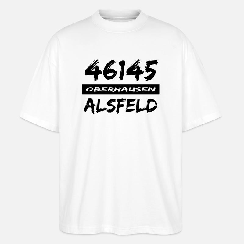 46145 Oberhausen Alsfeld - Stanley/Stella Oversized Unisex Bio T-Shirt Blaster 2.0 - Weiß