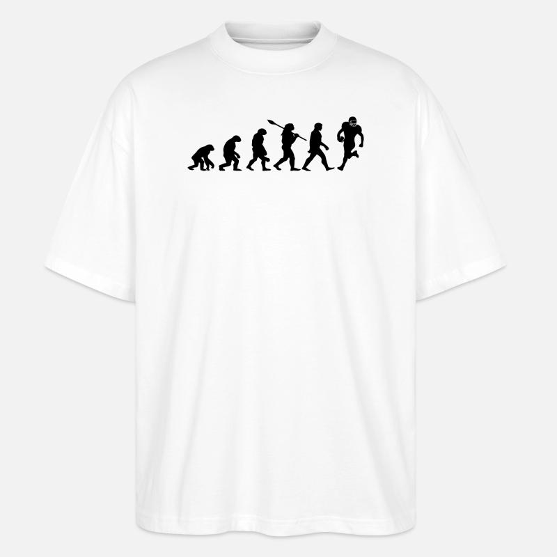 Evolution Rugby - Stanley/Stella Oversized Unisex Bio T-Shirt Blaster 2.0 - Weiß