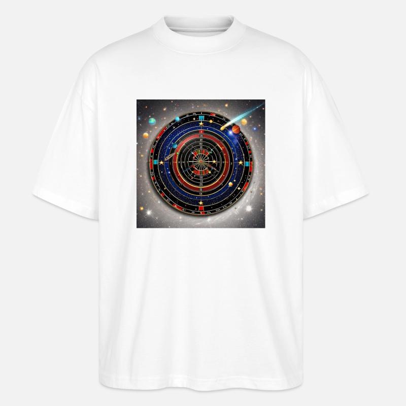 Sternenstaub-Pfeile - Stanley/Stella Oversized Unisex Bio T-Shirt Blaster 2.0 - Weiß