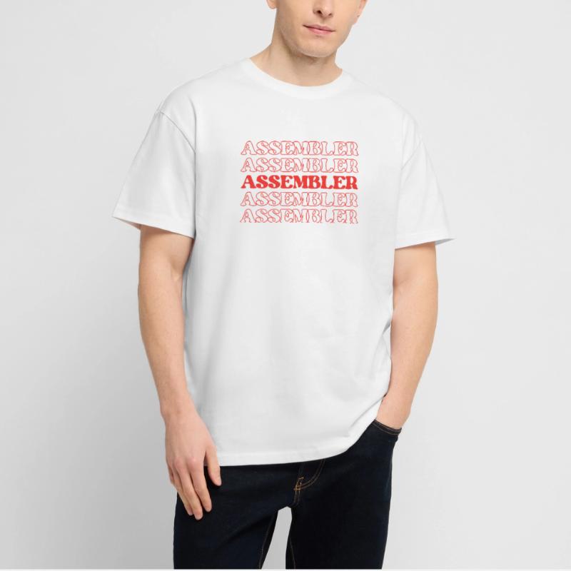 Assembler Fabricator Assembler Constructor Maker Stanley/Stella Oversized Unisex Organic T-shirt Blaster 2.0