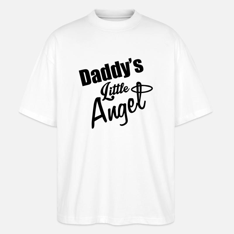 Daddy's Angel - Stanley/Stella Oversized Unisex Bio T-Shirt Blaster 2.0 - Weiß
