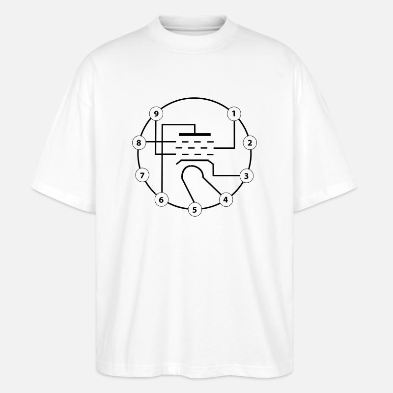 penthode - Stanley/Stella Oversized Unisex Bio T-Shirt Blaster 2.0 - Weiß