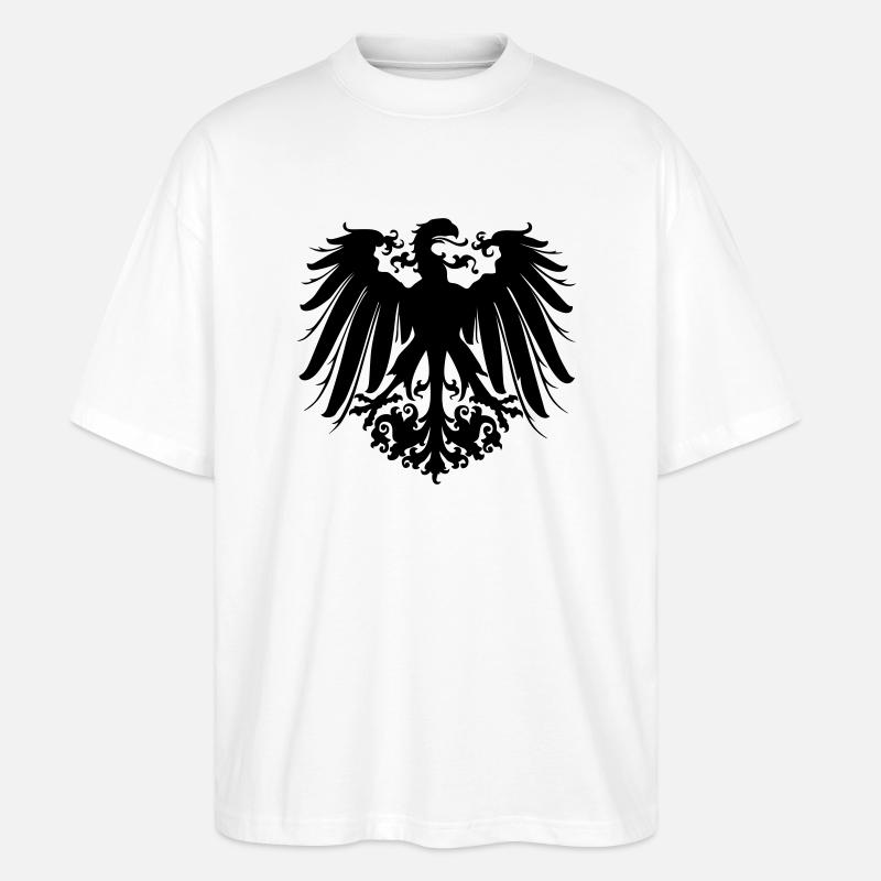 Adler - Stanley/Stella Oversized Unisex Bio T-Shirt Blaster 2.0 - Weiß