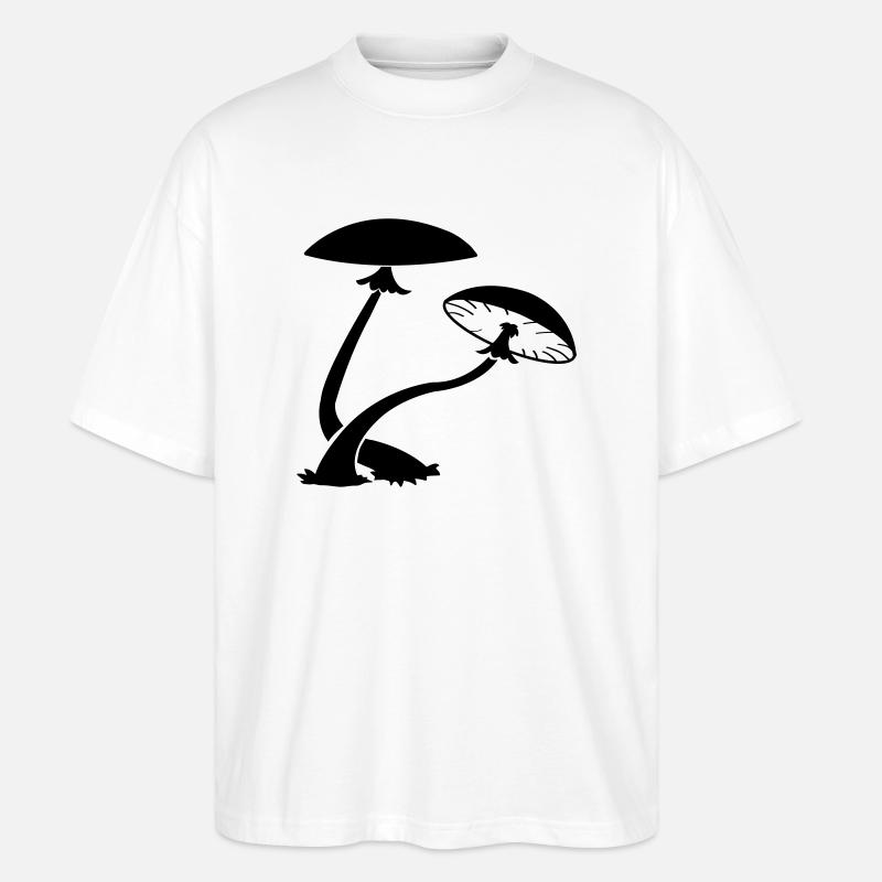 pilze_01 - Stanley/Stella Oversized Unisex Bio T-Shirt Blaster 2.0 - Weiß