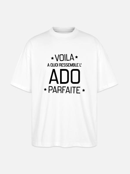 adolescent / enfant / ado / adolescente - T-shirt bio Blaster 2.0 coupe oversize Stanley/Stella Unisexe - blanc