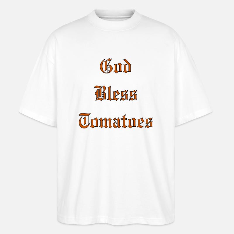 GodBlessTomatoes - T-shirt bio Blaster 2.0 coupe oversize Stanley/Stella Unisexe - blanc