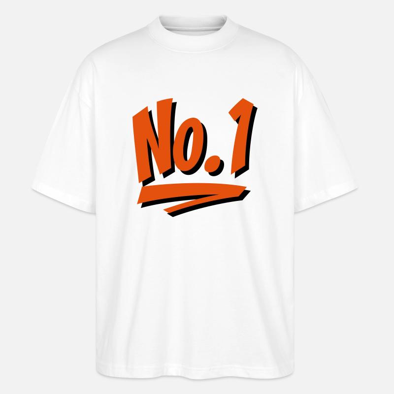 Nummer 1 - Stanley/Stella Oversized Unisex Bio T-Shirt Blaster 2.0 - Weiß
