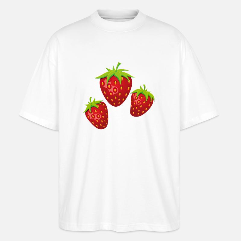 3fraises - Stanley/Stella Oversized Unisex Bio T-Shirt Blaster 2.0 - Weiß