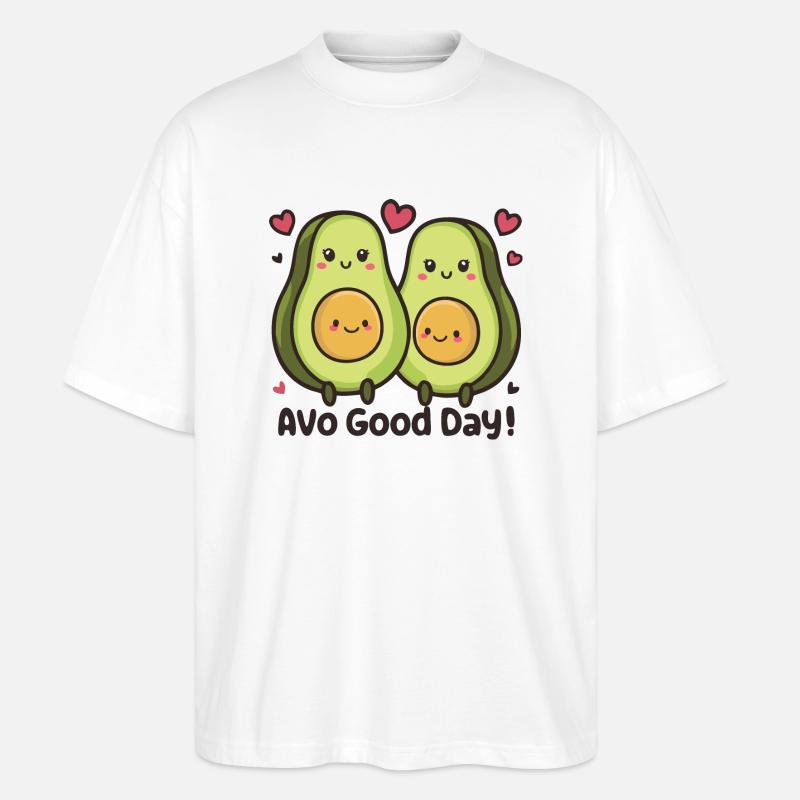 Avocado - Stanley/Stella Oversized Unisex Bio T-Shirt Blaster 2.0 - Weiß