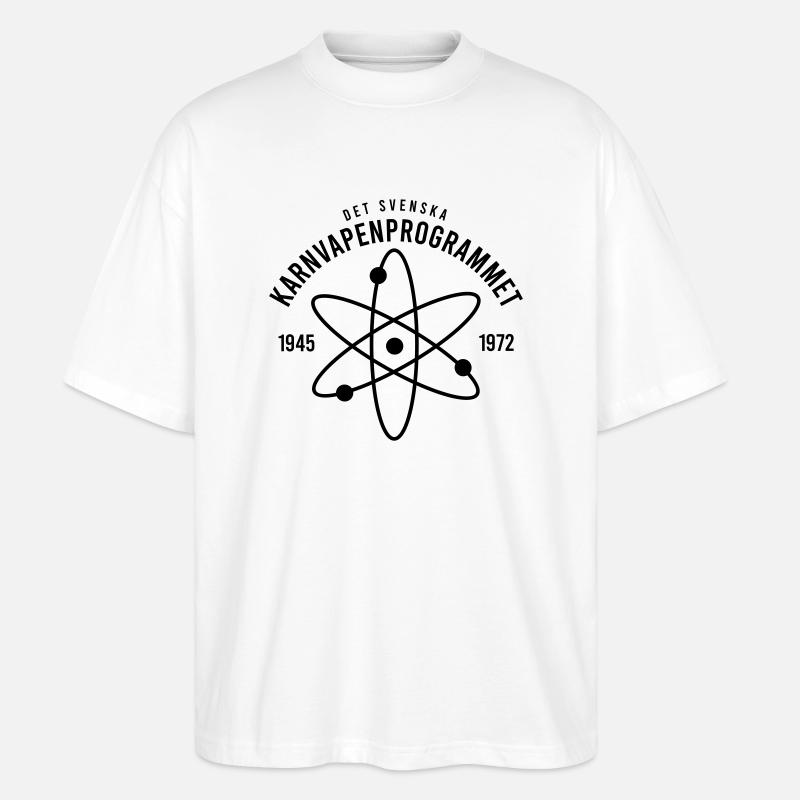 Das schwedische Atomwaffenprogramm - Stanley/Stella Oversized Unisex Bio T-Shirt Blaster 2.0 - Weiß