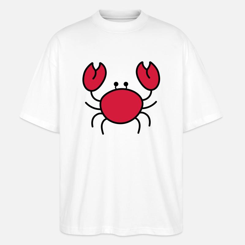 Krebs - Stanley/Stella Oversized Unisex Bio T-Shirt Blaster 2.0 - Weiß