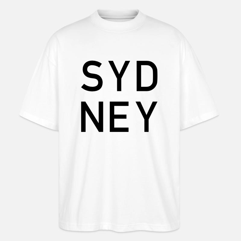 Sydney_2 - Stanley/Stella Oversized Unisex Bio T-Shirt Blaster 2.0 - Weiß