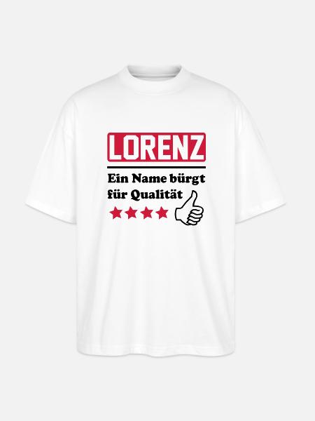 lorenz - Stanley/Stella Oversized Unisex Bio T-Shirt Blaster 2.0 - Weiß