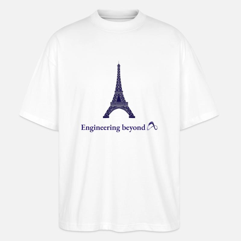 Engineering Beyond Infinity - Architects - Stanley/Stella Oversized Unisex Organic T-shirt Blaster 2.0 - white