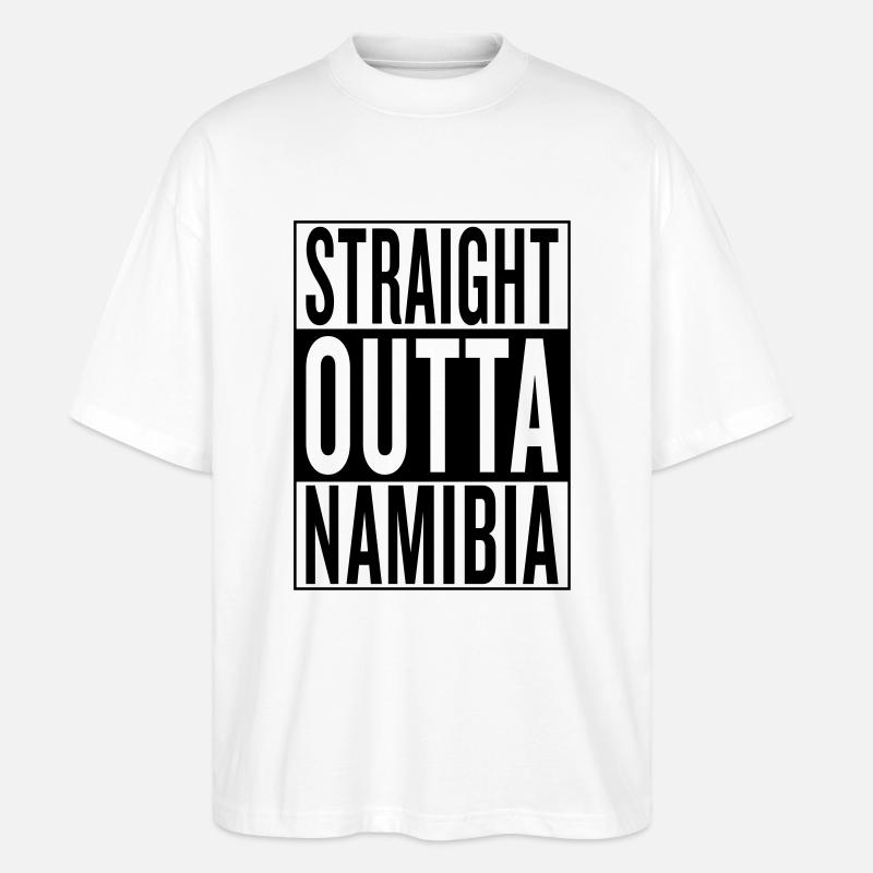 Namibia - Stanley/Stella Oversized Unisex Bio T-Shirt Blaster 2.0 - Weiß