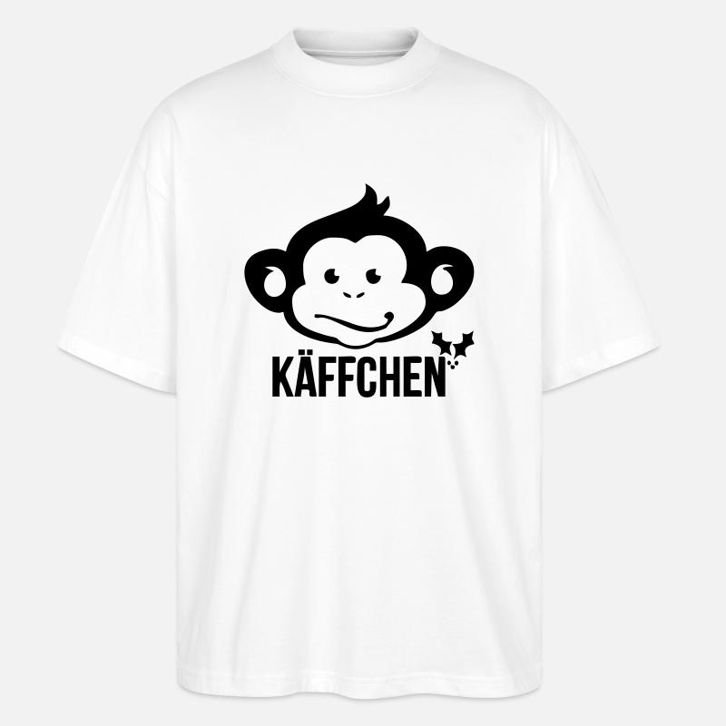 Käffchen - Stanley/Stella Oversized Unisex Bio T-Shirt Blaster 2.0 - Weiß