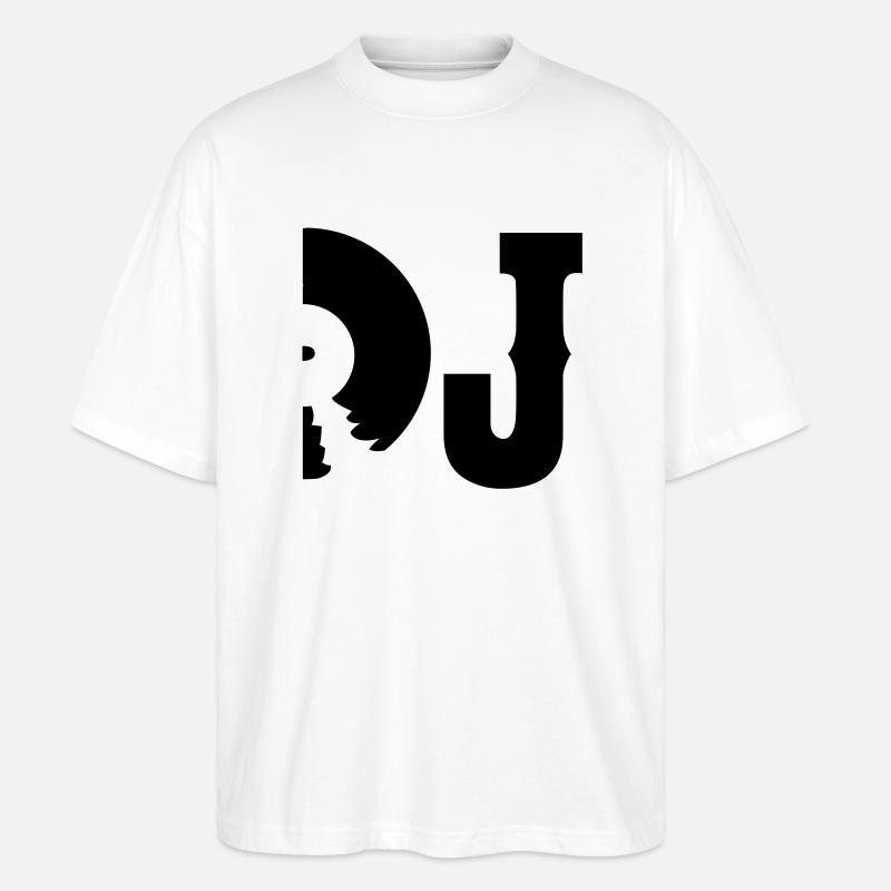 dj - Stanley/Stella Oversized Unisex Bio T-Shirt Blaster 2.0 - Weiß