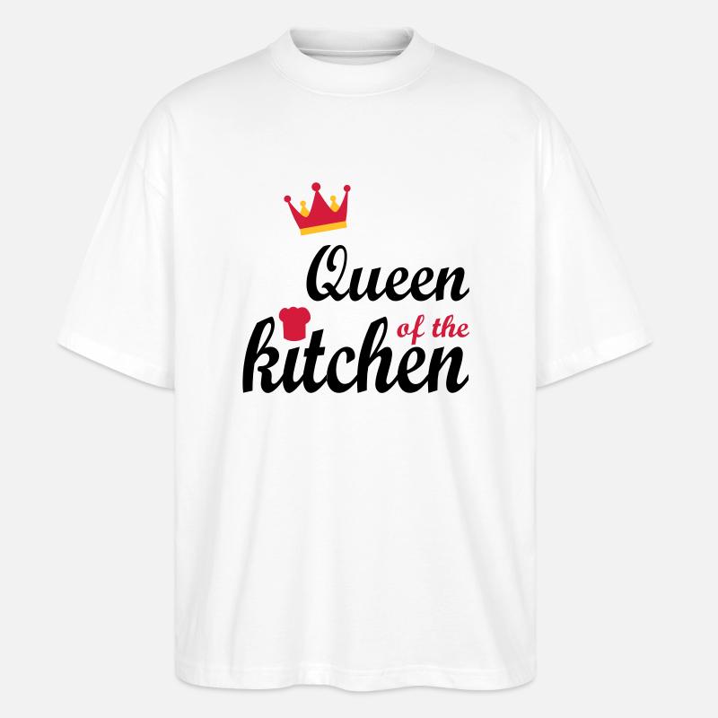 kochen - Stanley/Stella Oversized Unisex Bio T-Shirt Blaster 2.0 - Weiß
