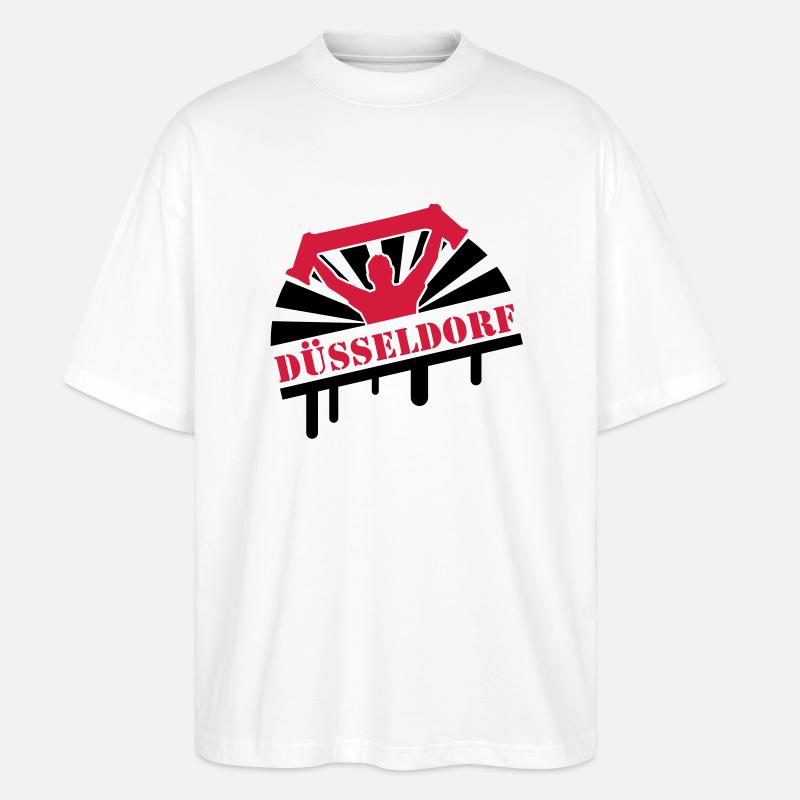 duesseldorf_f2 - T-shirt bio Blaster 2.0 coupe oversize Stanley/Stella Unisexe - blanc