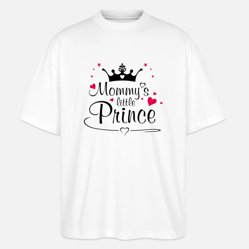 Le prince de maman - T-shirt bio Blaster 2.0 coupe oversize Stanley/Stella Unisexe - blanc