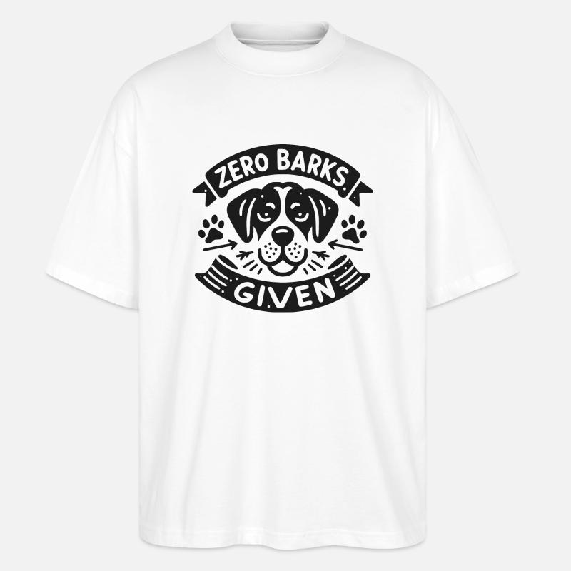 Null Bellen gegeben - Stanley/Stella Oversized Unisex Bio T-Shirt Blaster 2.0 - Weiß