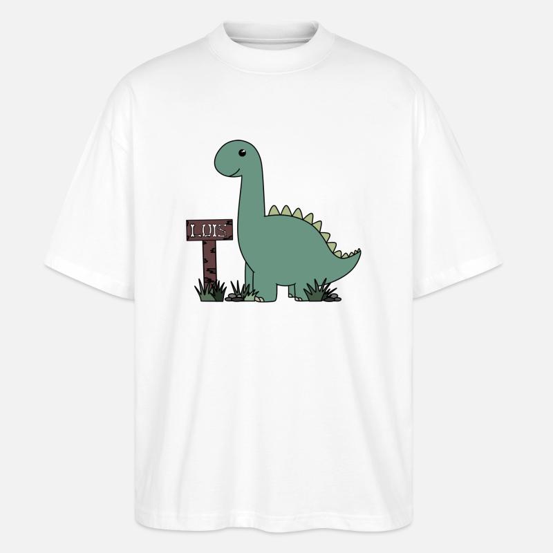 Dino Luis - Stanley/Stella Oversized Unisex Bio T-Shirt Blaster 2.0 - Weiß
