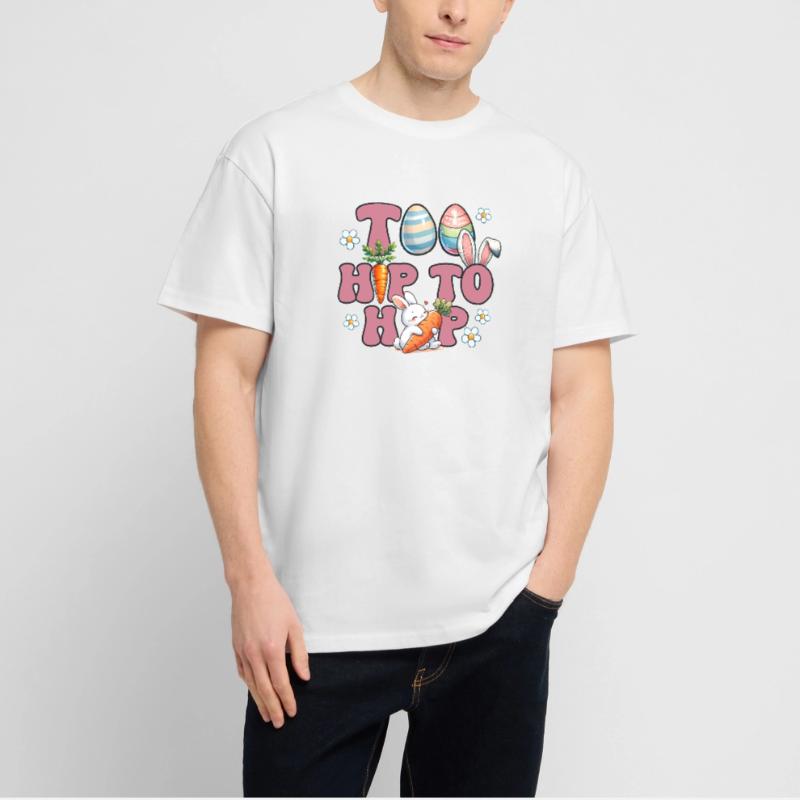 Easter Easter Bunny Easter Eve Easter Sunday Easter Egg Spring Stanley/Stella Oversized Unisex Organic T-shirt Blaster 2.0