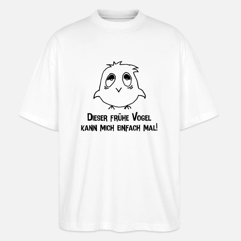 vogel - Stanley/Stella Oversized Unisex Bio T-Shirt Blaster 2.0 - Weiß