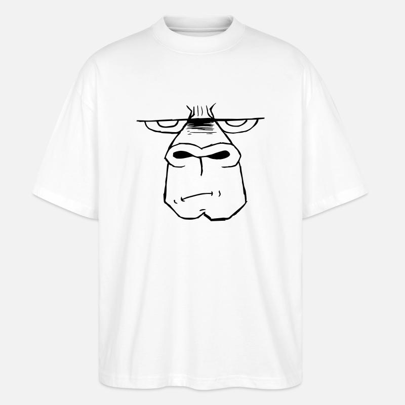 Ape - Stanley/Stella Oversized Unisex Bio T-Shirt Blaster 2.0 - Weiß