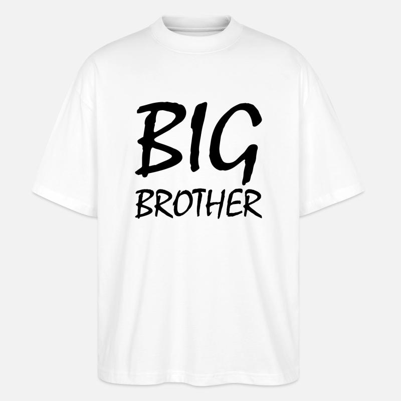 Big brother - Stanley/Stella Oversized Unisex Bio T-Shirt Blaster 2.0 - Weiß