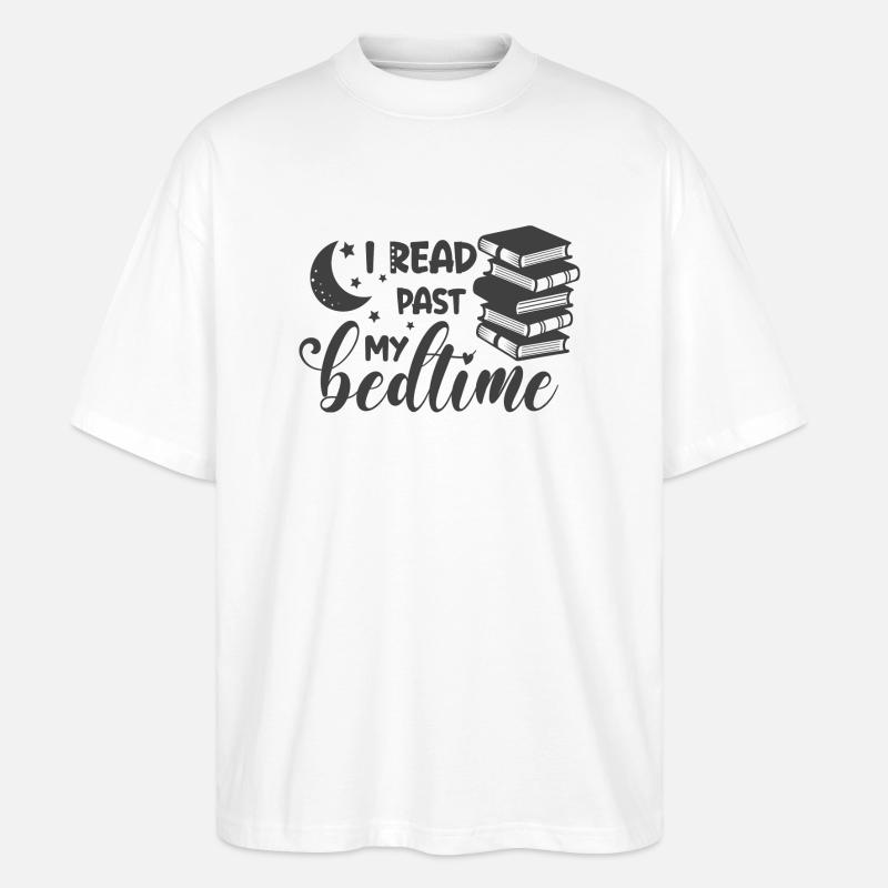 Ich lese immer - Stanley/Stella Oversized Unisex Bio T-Shirt Blaster 2.0 - Weiß