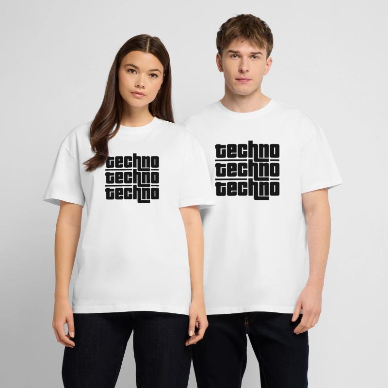 Techno Techno Techno T-shirt bio Blaster 2.0 coupe oversize Stanley/Stella Unisexe