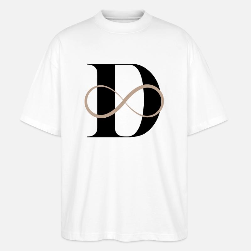 Buchstabe der Unendlichkeit - Stanley/Stella Oversized Unisex Bio T-Shirt Blaster 2.0 - Weiß