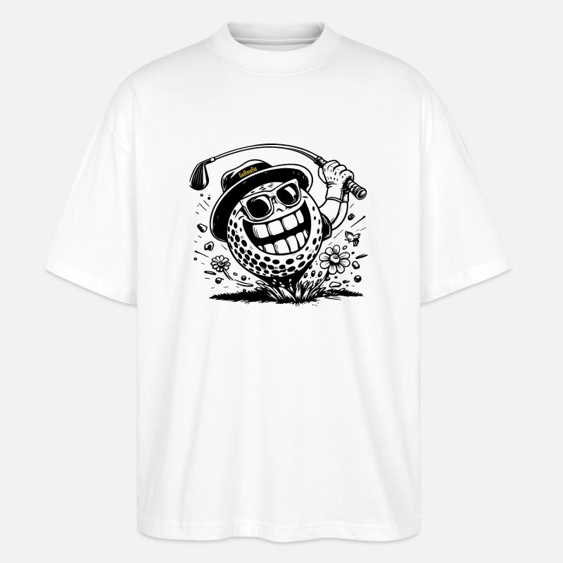 ScaryGolfer - Stanley/Stella Oversized Unisex Bio T-Shirt Blaster 2.0 - Weiß