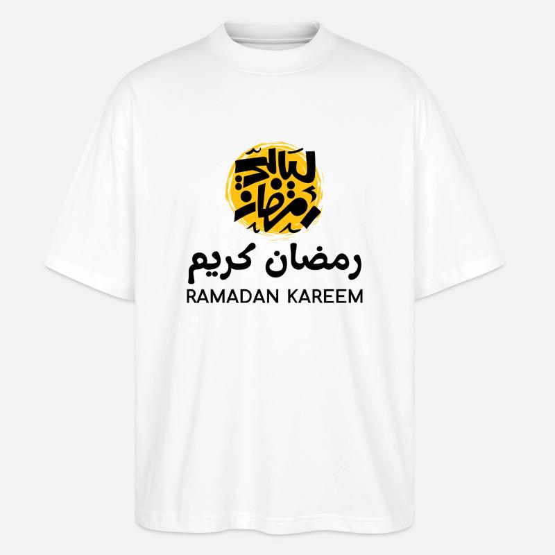 Ramadan Mubarak - Stanley/Stella Oversized Unisex Bio T-Shirt Blaster 2.0 - Weiß