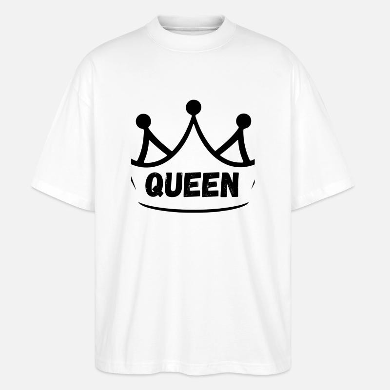 Queen - Stanley/Stella Oversized Unisex Bio T-Shirt Blaster 2.0 - Weiß