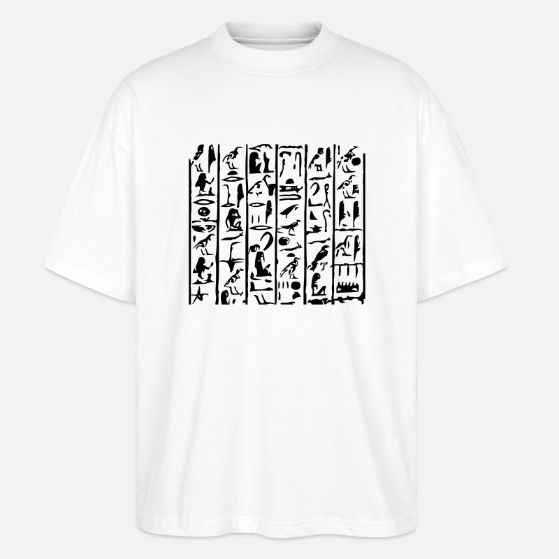 egypt_kite_vec_1fr - T-shirt bio Blaster 2.0 coupe oversize Stanley/Stella Unisexe - blanc
